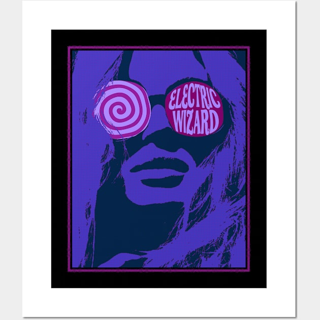 Electric Wizard Trippy Girl // Fanmade Wall Art by KokaLoca